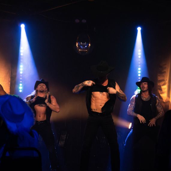 Nashville Cowboylesque show featuring Music City Gents perfect for your bachelorette party or ladies night out. Paired with Yeehaw Party Bus you get a bachelorette discount!